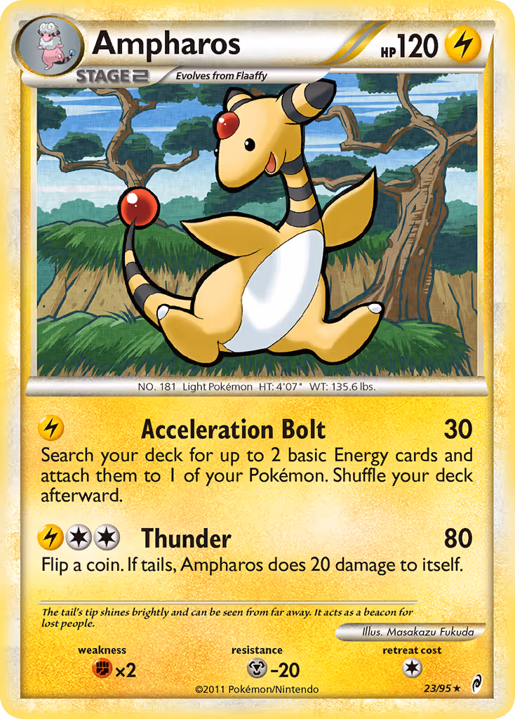 Ampharos 23/95 Pokemon card