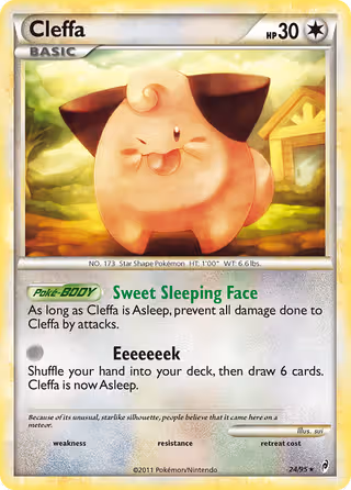 Cleffa 24/95 Pokemon card