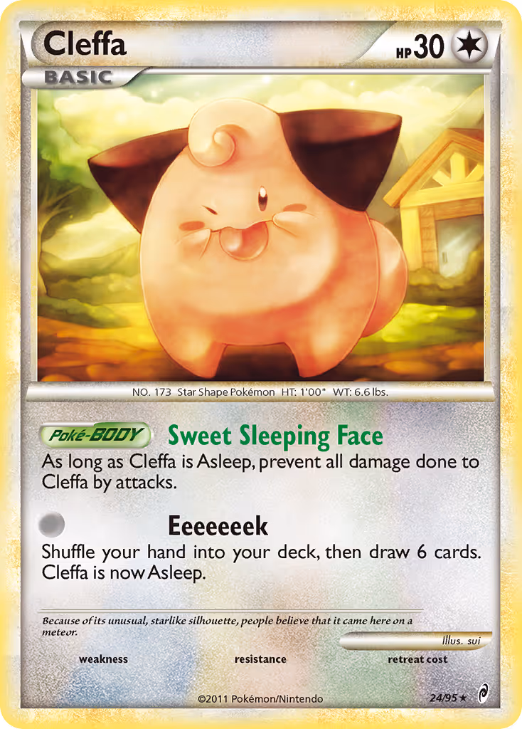 Cleffa 24/95 Pokemon card