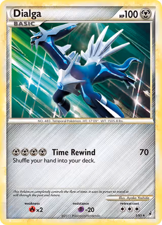 Dialga 3/95 Pokemon card