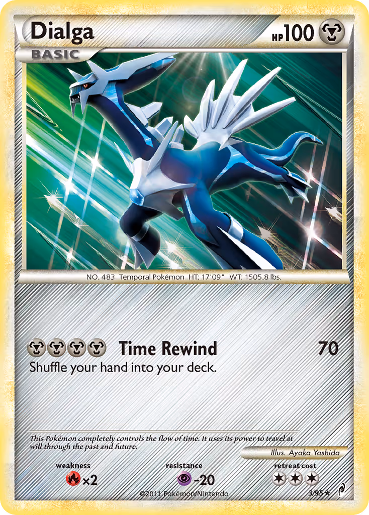 Dialga 3/95 Pokemon card