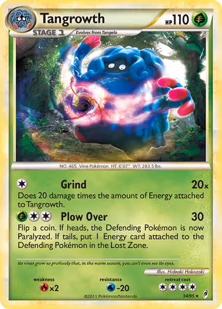 Tangrowth 34/95 Pokemon card