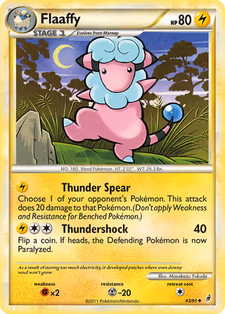 Flaaffy 43/95 Pokemon card