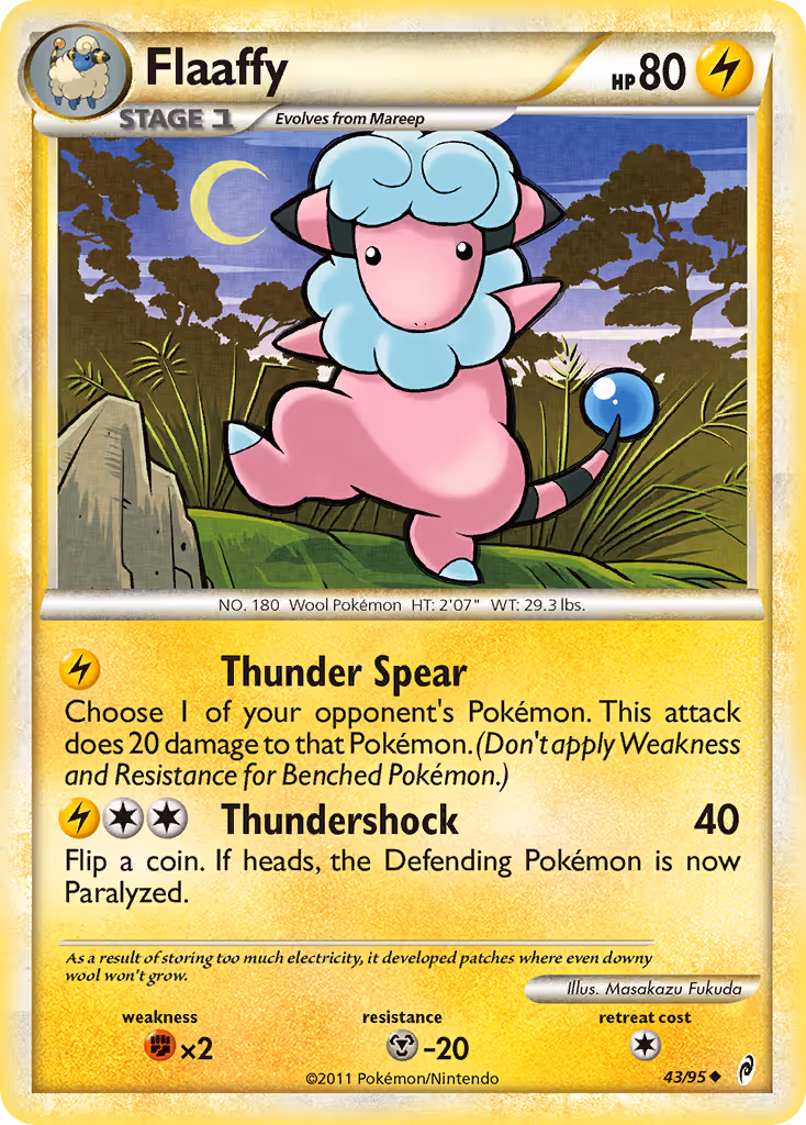 Flaaffy 43/95 Pokemon card
