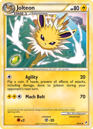 Jolteon 45/95 Pokemon card
