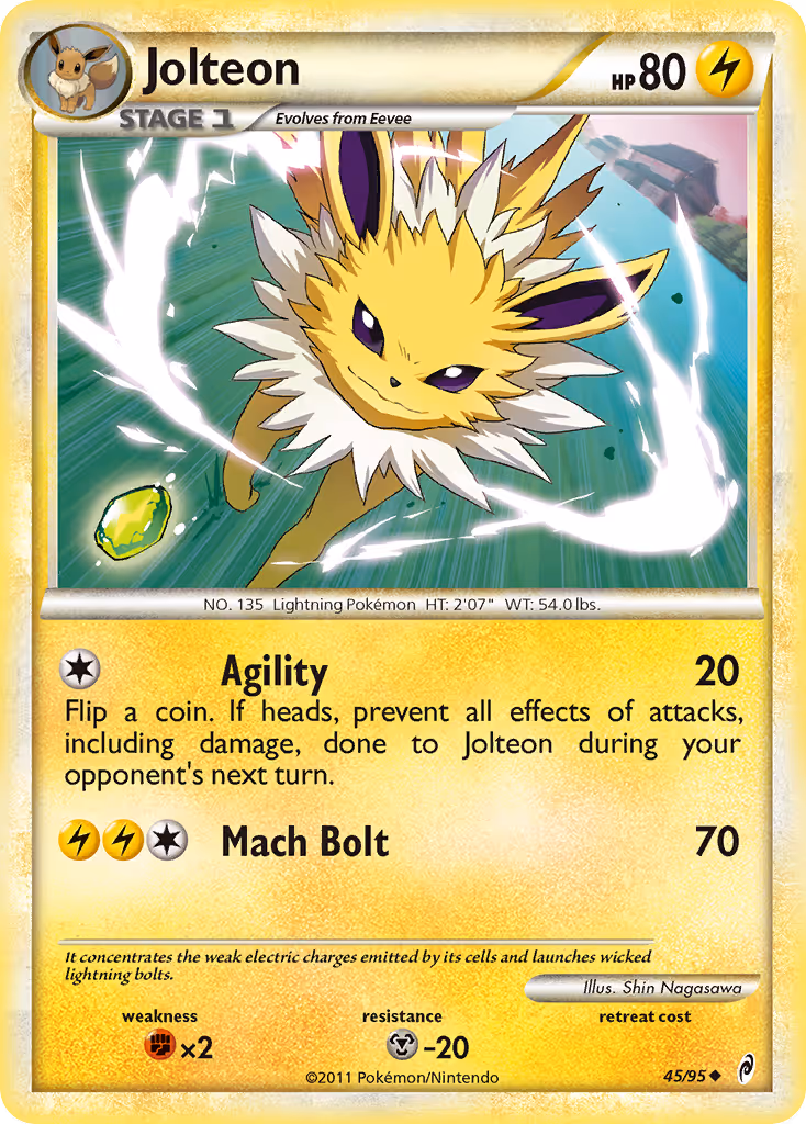 Jolteon 45/95 Pokemon card