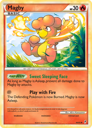Magby 46/95 Pokemon card