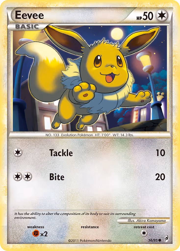 Eevee 56/95 Pokemon card