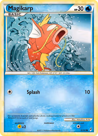 Magikarp 61/95 Pokemon card