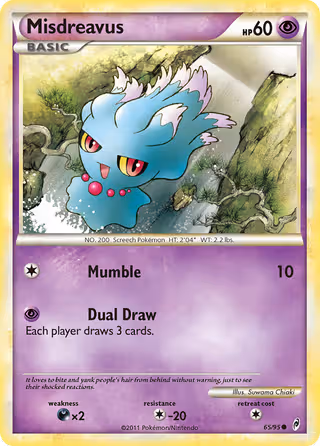 Misdreavus 65/95 Pokemon card