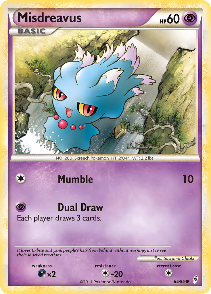Misdreavus 65/95 Pokemon card