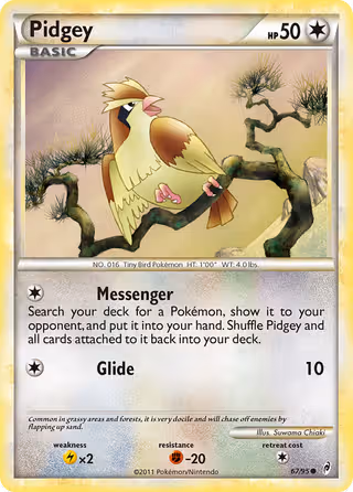Pidgey 67/95 Pokemon card