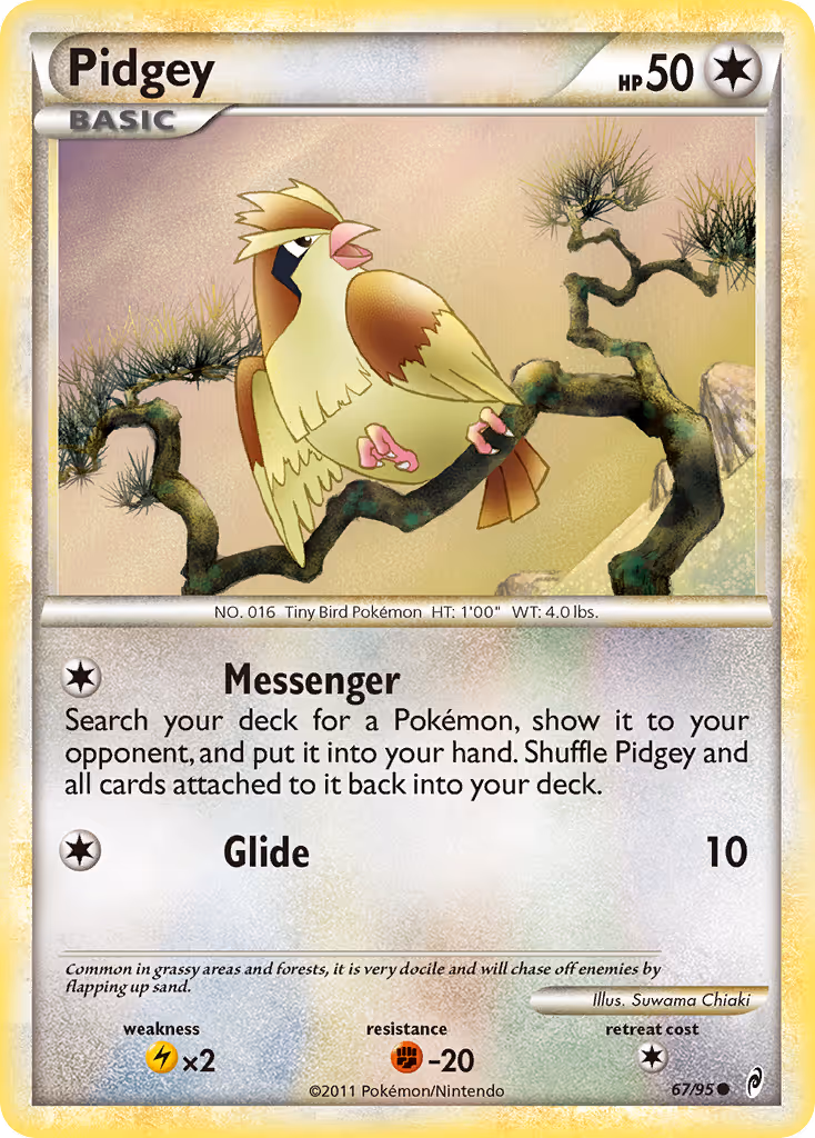 Pidgey 67/95 Pokemon card