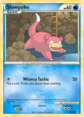 Slowpoke 70/95 Pokemon card