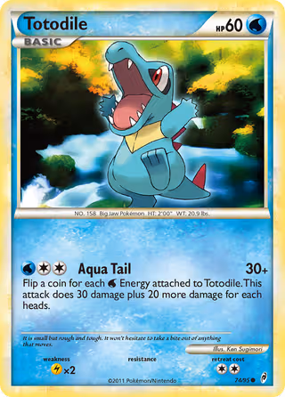 Totodile 74/95 Pokemon card