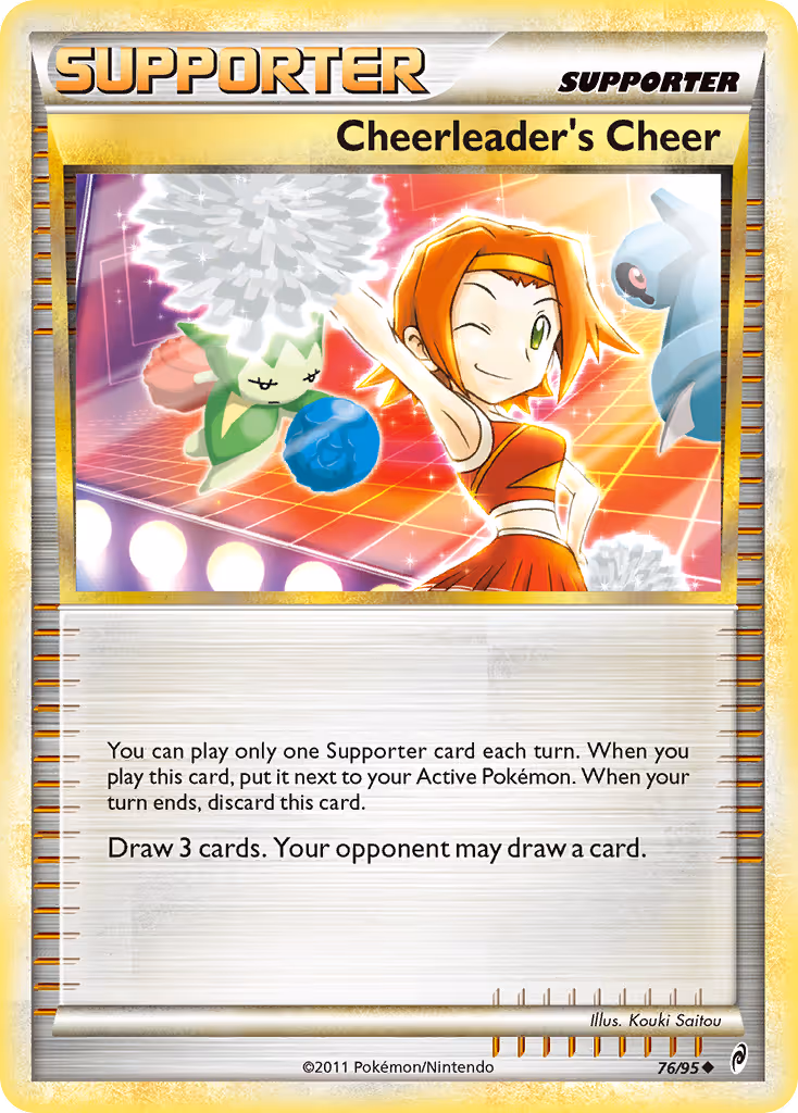 Cheerleader's Cheer 76/95 Pokemon card