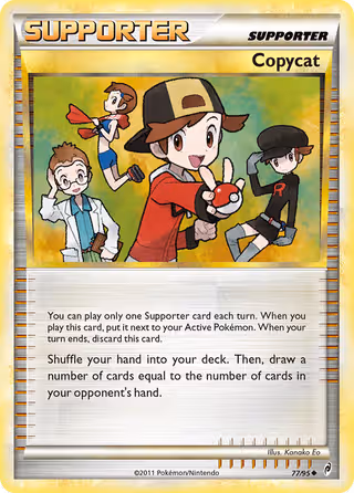Copycat 77/95 Pokemon card