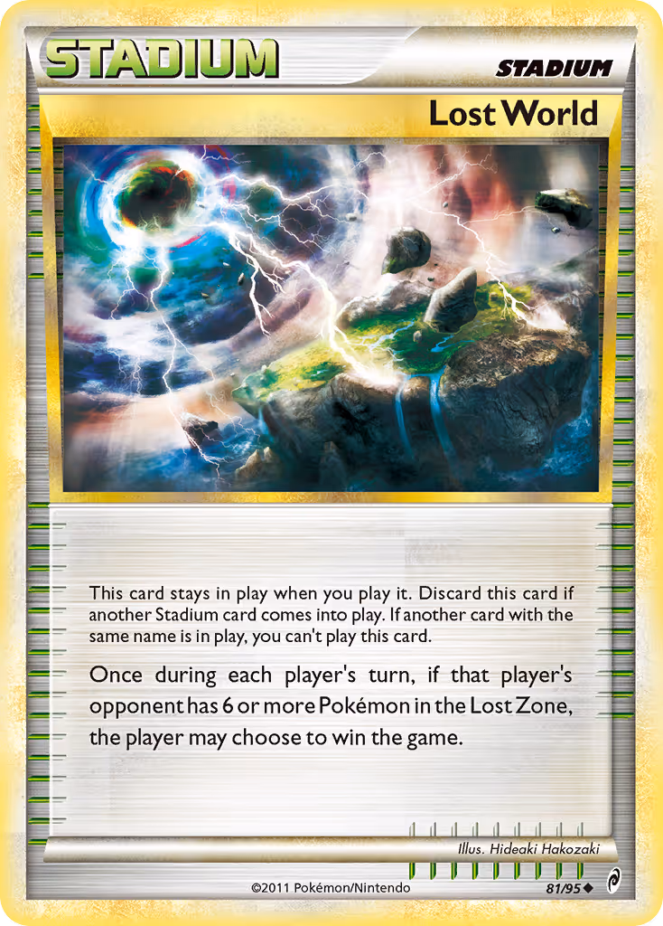 Lost World 81/95 Pokemon card