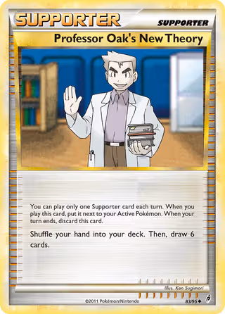 Professor Oak's New Theory 83/95 Pokemon card
