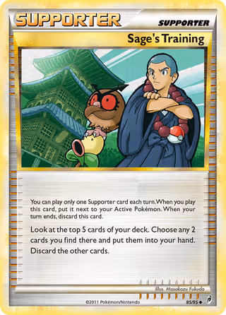 Sage's Training 85/95 Pokemon card