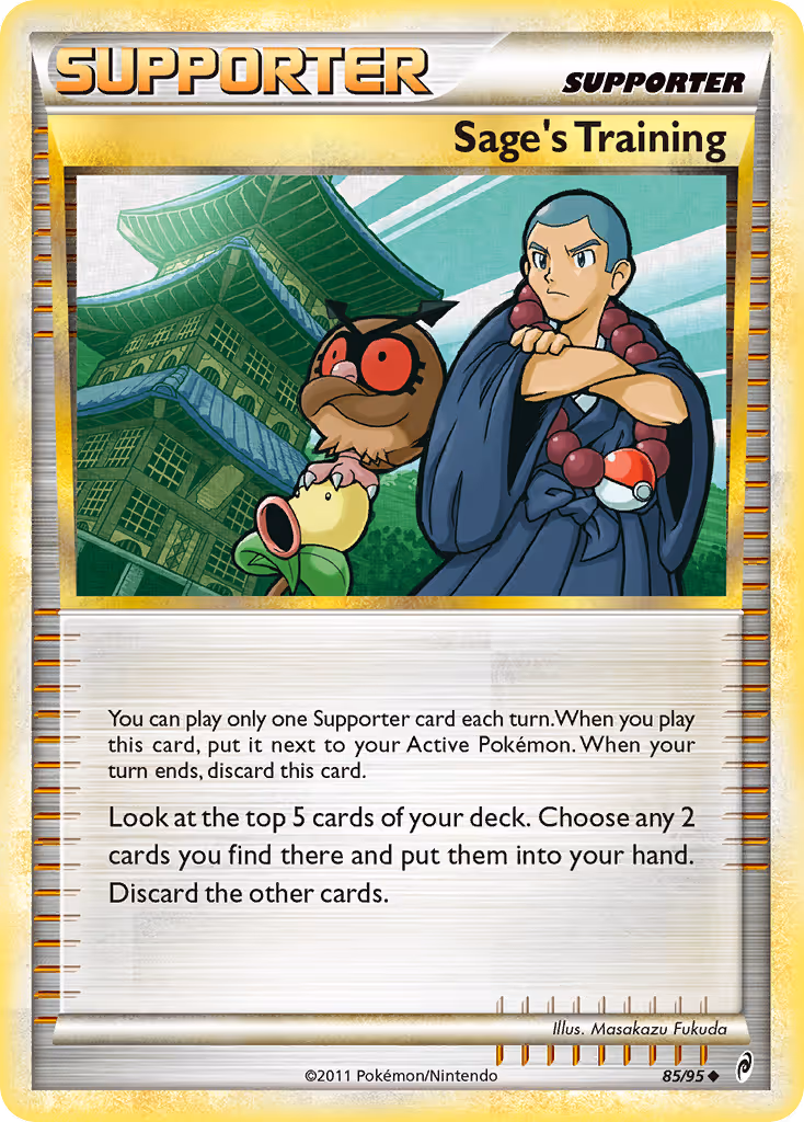 Sage's Training 85/95 Pokemon card