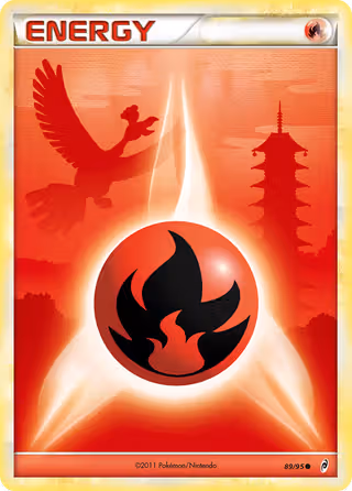 Fire Energy 89/95 Pokemon card