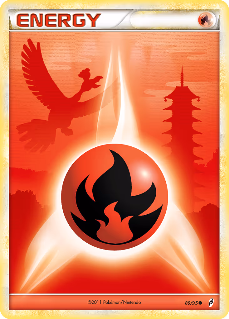 Fire Energy 89/95 Pokemon card