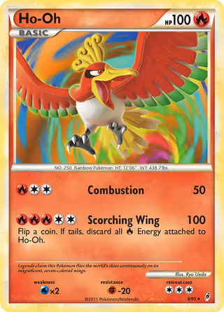 Ho-Oh 9/95 Pokemon card