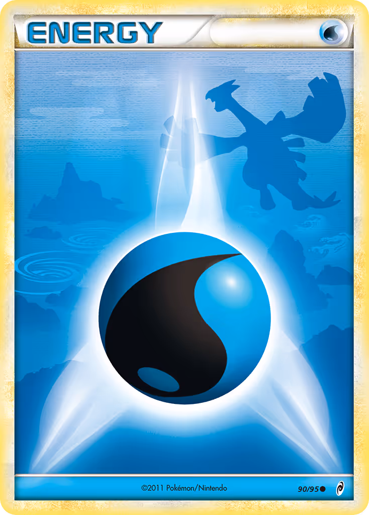 Water Energy 90/95 Pokemon card
