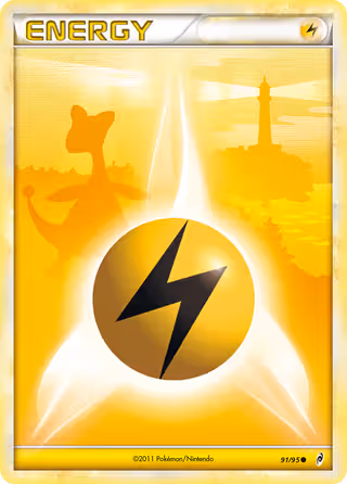 Lightning Energy 91/95 Pokemon card