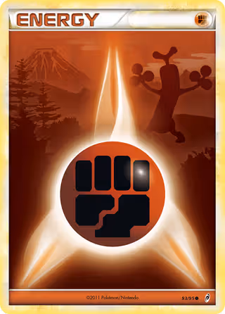 Fighting Energy 93/95 Pokemon card