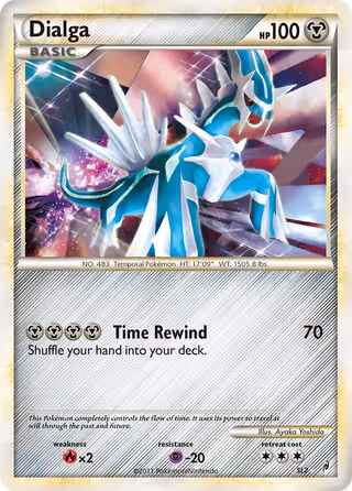 Dialga SL2 Pokemon card