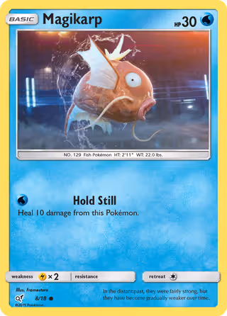 Magikarp 8/18 Pokemon card