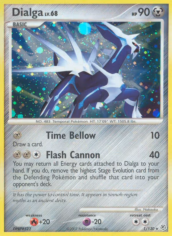 Dialga 1/130 Pokemon card