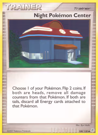 Night Pokémon Center 108/130 Pokemon card
