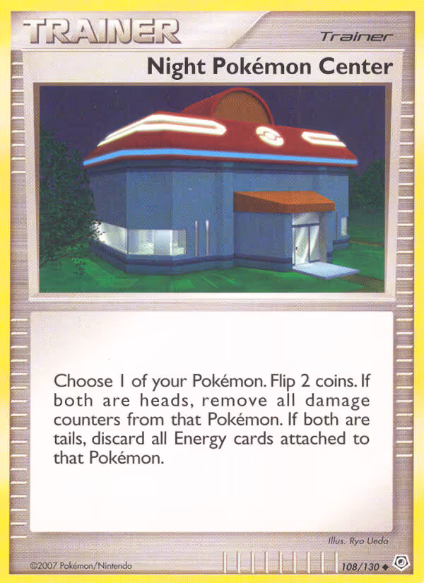 Night Pokémon Center 108/130 Pokemon card
