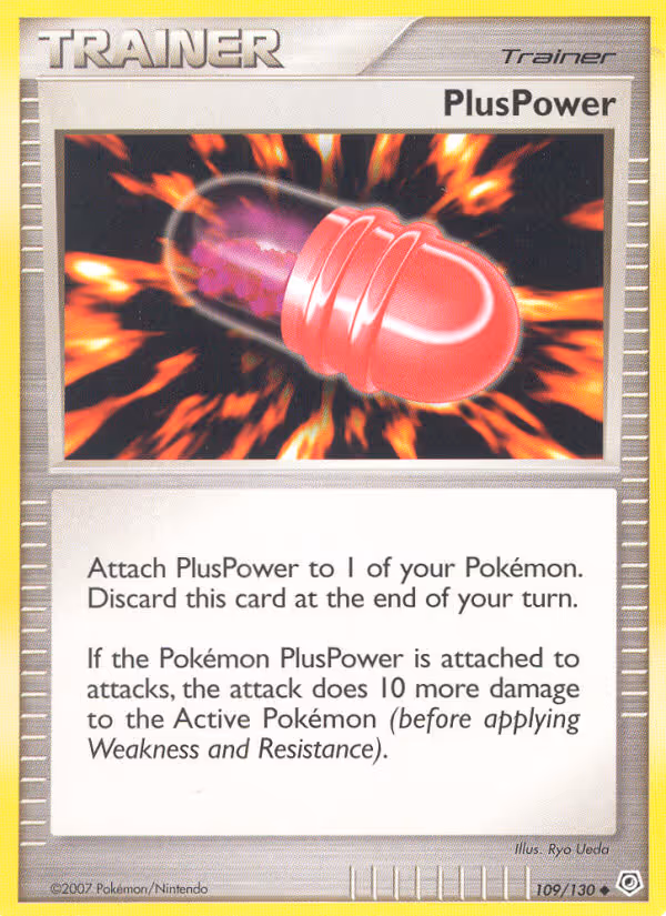 PlusPower 109/130 Pokemon card
