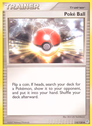 Poké Ball 110/130 Pokemon card