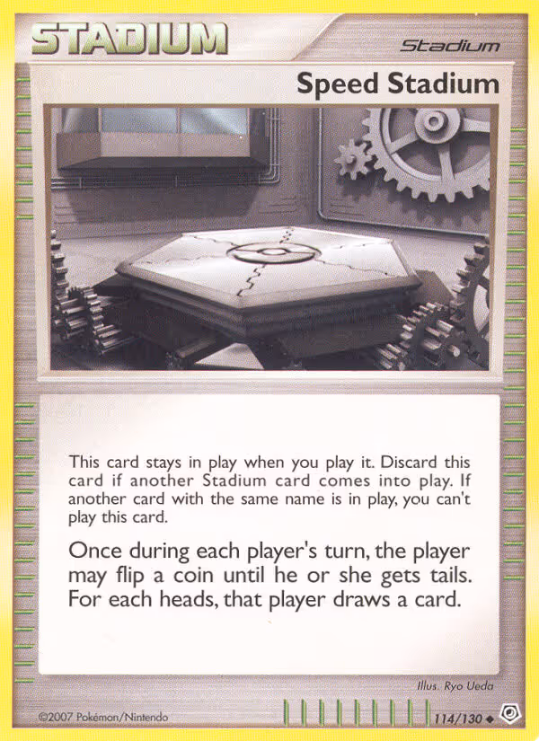 Speed Stadium 114/130 Pokemon card