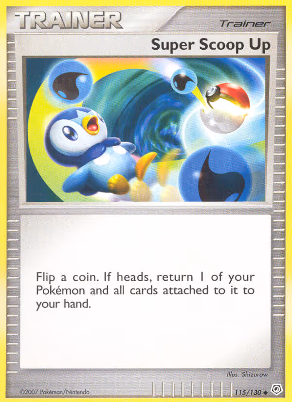 Super Scoop Up 115/130 Pokemon card