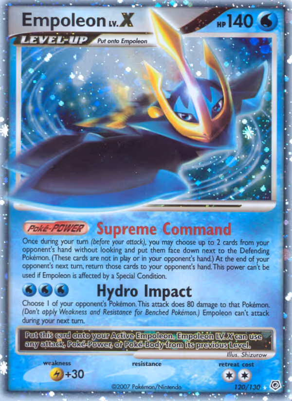 Empoleon 120/130 Pokemon card