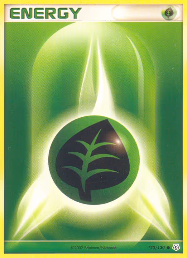 Grass Energy 123/130 Pokemon card