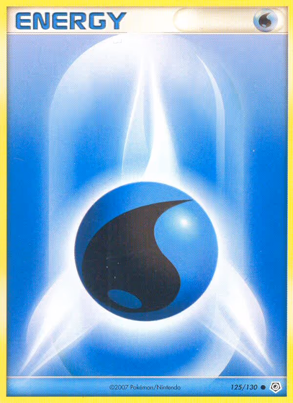 Water Energy 125/130 Pokemon card