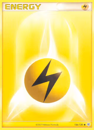 Lightning Energy 126/130 Pokemon card