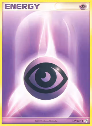 Psychic Energy 127/130 Pokemon card