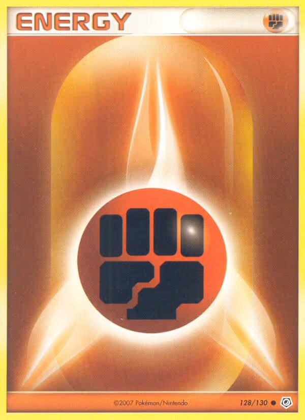 Fighting Energy 128/130 Pokemon card