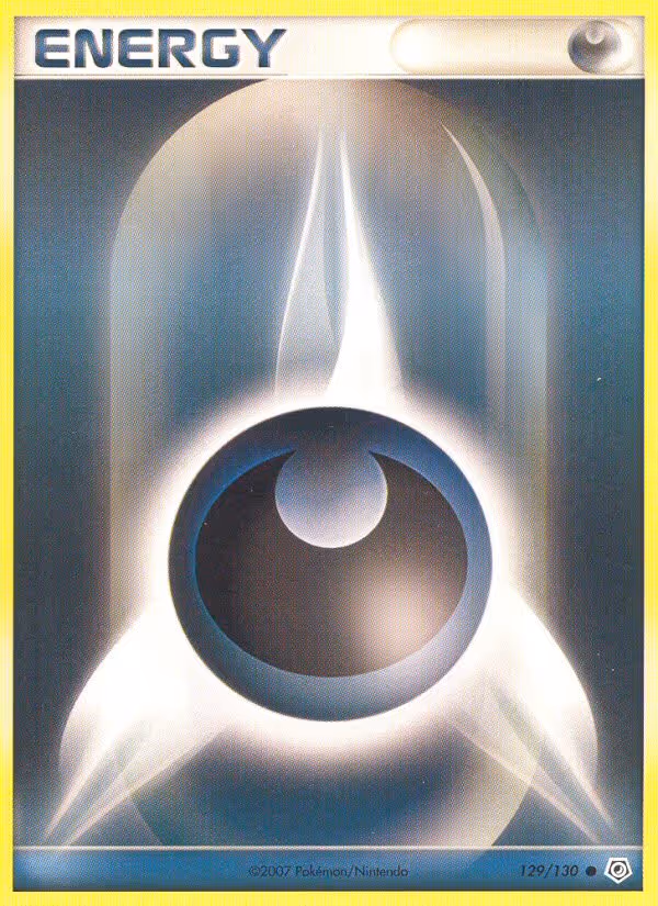 Darkness Energy 129/130 Pokemon card