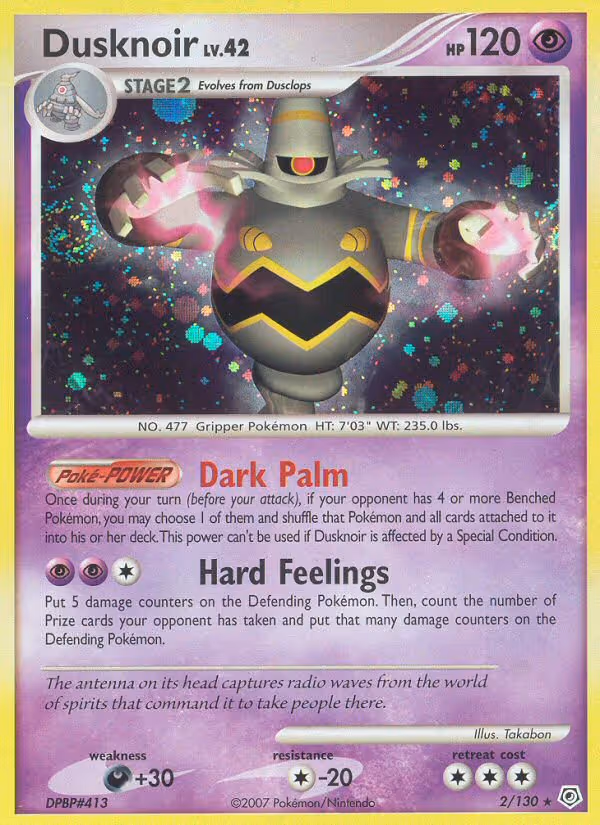 Dusknoir 2/130 Pokemon card