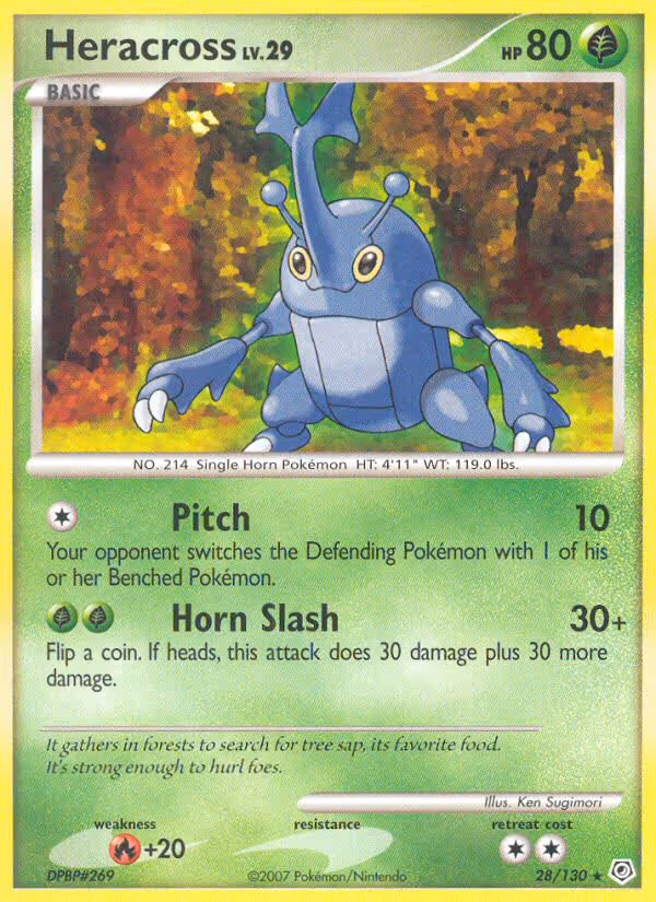 Heracross 28/130 Pokemon card