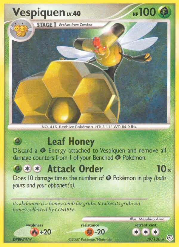 Vespiquen 39/130 Pokemon card